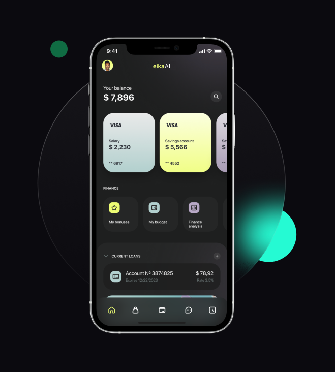 EikaAI Banking Interface